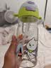 babycare儿童水杯二合一户外运动水杯吸管杯直饮幼儿园水壶上学专用600mL 实拍图