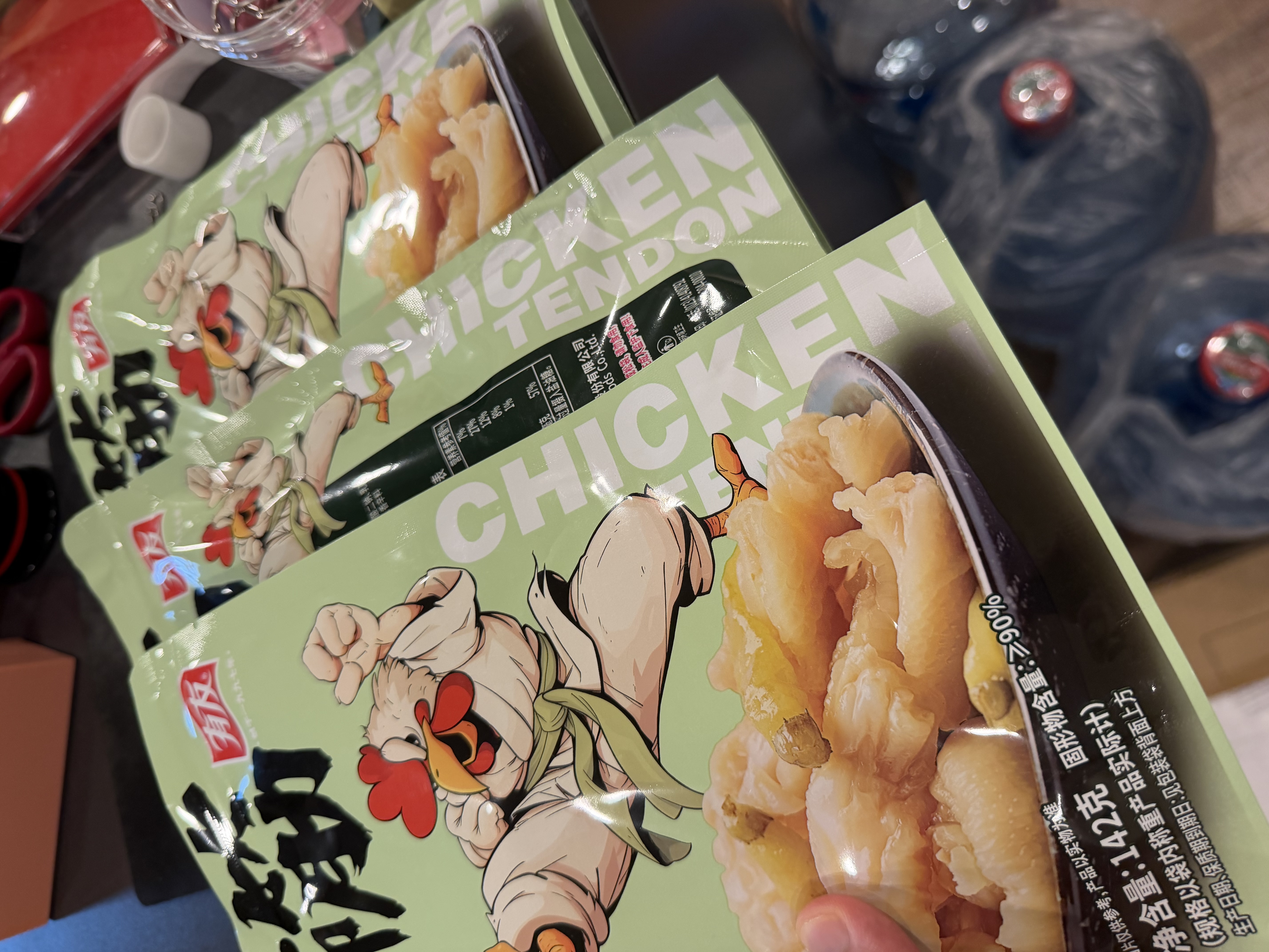 有友 山椒味鸡脚筋142g*3 独立小包装 休闲追剧零食小吃 实拍图