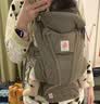 ERGObaby二狗背带婴儿抱娃神器四季透气外出旅行遛娃神器解放双手 Omni Deluxe浅橄榄绿送口水巾 实拍图