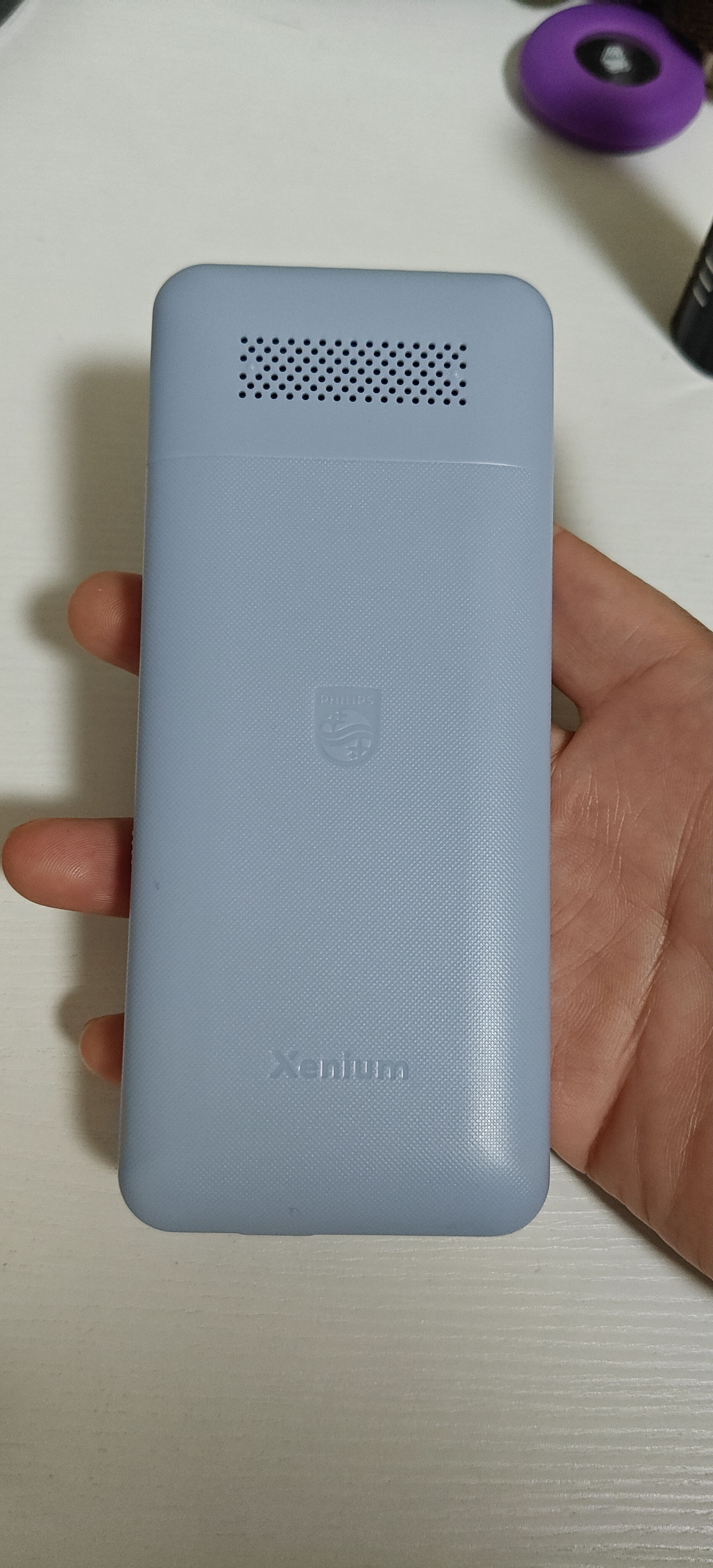 飞利浦（PHILIPS）Z10学生手机微信视频GPS定位全网通戒网无游戏超长待机小学初高中专用智能儿童电话老年人功能机蓝 实拍图