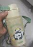 膳魔师（THERMOS）儿童水杯tritan吸管杯小学生6-12岁上学专用水壶420ml黄 实拍图