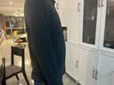 黑冰男款抗菌轻量舒适保暖1/2拉链抓绒衣男士抓绒内胆 FAF1101 灰黑色 L 实拍图