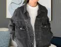 Levi's李维斯情侣同款美式经典复古休闲时尚潮牌修身牛仔夹克外套 深蓝色 S 实拍图