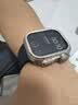 W&P适用苹果手表保护壳apple iwatch s10/11秒变ultra保护套锌合金属防摔防刮镂空硬壳wp·钛色46mm 实拍图