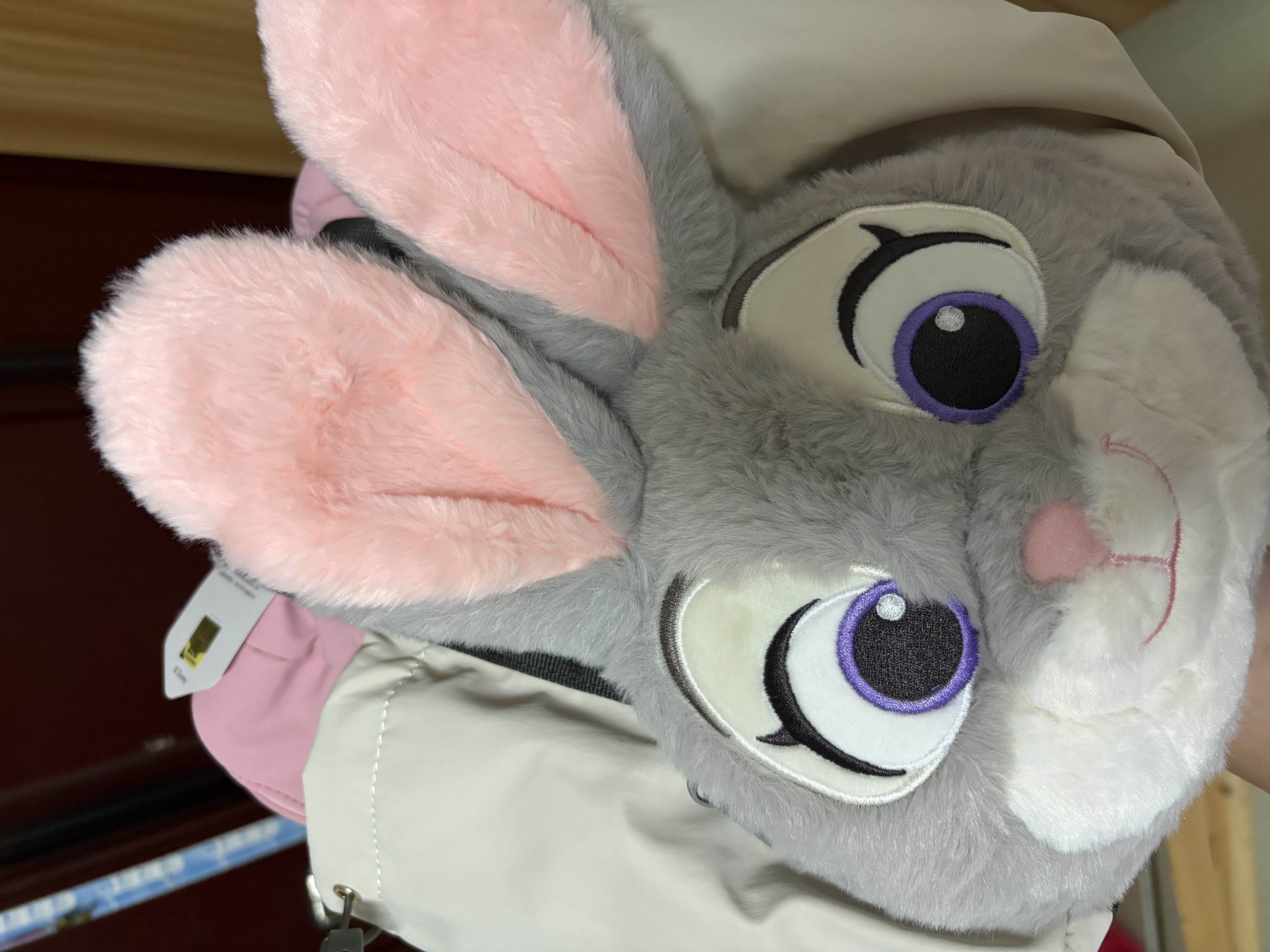 迪士尼（Disney）疯狂动物城朱迪萌友同行单肩包可爱玩偶包实用大容量兔子玩偶包 实拍图