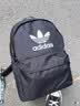 adidas休闲日常通勤运动双肩背包学生书包开学男女阿迪达斯三叶草   黑色/白   NS(均码) 实拍图