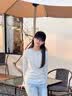 女童假两件T恤春秋2026新款休闲长袖打底衫大童秋装百搭圆领上衣 浅灰色【假两件打底衫】 170 实拍图
