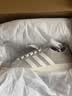 adidas 面包鞋 GRAND COURT BASE 00s休闲板鞋平底鞋男女阿迪达斯 浅灰/白色/树脂黄   43 晒单实拍图
