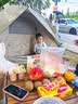 骆驼户外液压帐篷加厚便携式全自动野营野外野餐防雨露营装备 摩卡色 实拍图