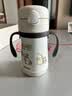 膳魔师（THERMOS）儿童水杯保温保冷杯提摩西带杯套把手316L不锈钢学生杯幼儿TCKC 实拍图