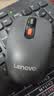 联想（Lenovo）无线蓝牙双模充电鼠标 蓝牙5.0/3.0 便携办公鼠标人体工学设计 Howard Mouse 2022充电版理性黑 实拍图
