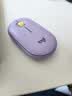 罗技（Logitech）LOGITECH PEBBLE 无线蓝牙鼠标 静音鼠标 办公鹅卵石造型 轻薄便携 时尚小巧 星幕紫 实拍图