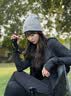 卡尔美（KELME）帽子男女秋冬季保暖户外滑雪毛线帽冷帽针织帽骑行防寒运动护耳帽 实拍图