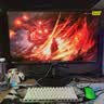 AOC爱攻 昊天Max 32英寸4K240Hz BlackAR3.0抗反 五层堆叠QD-OLED HDR500 DP2.1 电竞显示器AG326UZD2 实拍图