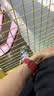 周生生【细绳】串珠3mm细版手绳转运珠皮绳男女定价不锈钢绳-红色 E17 实拍图