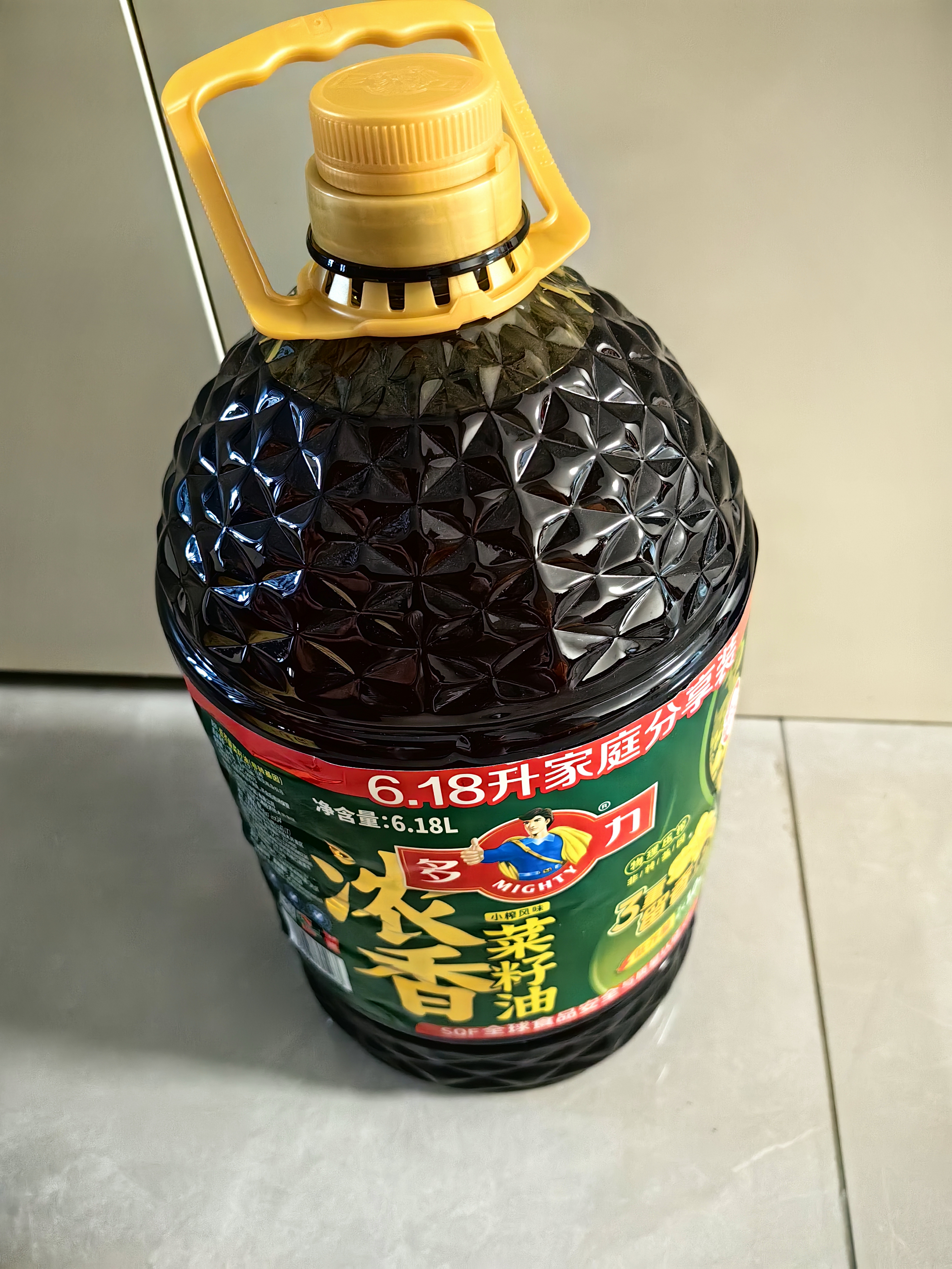 多力小榨浓香低芥酸菜籽油非转基因压榨食用油6.18L中秋送礼企业团购 实拍图