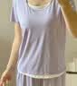 静韵【秦岚同款 深睡衣70】超柔软凉感型情侣睡衣女夏季家居服套装男 实拍图