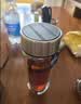 富光玻璃杯双层 带茶隔高硼硅玻璃水杯 茶水分离车载泡茶杯子男320ml 实拍图
