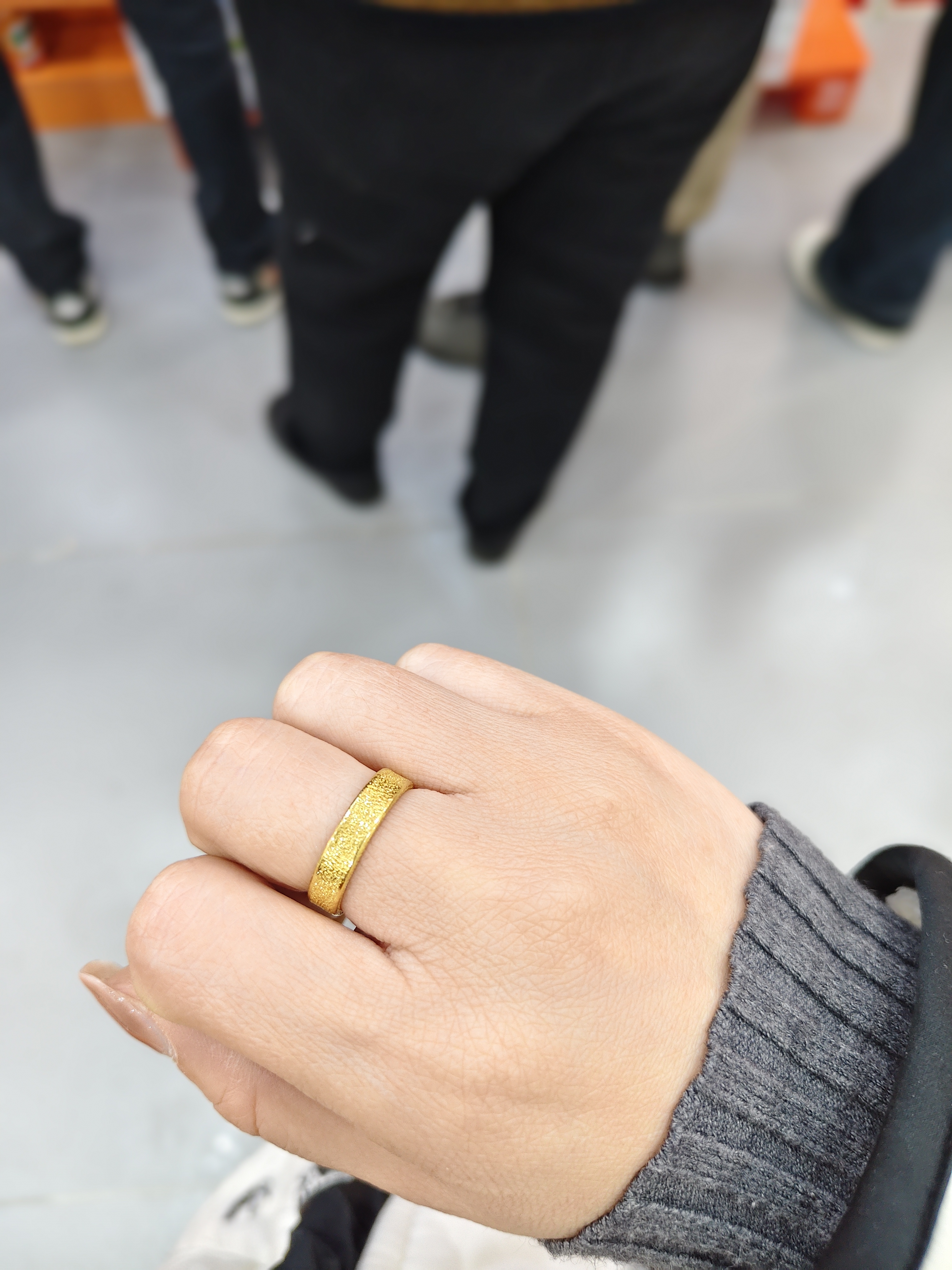 御邪黄金光面金珠转运珠女足金999脚链隔珠散珠手链520礼物情人节礼物 3mm[光面]0.03g标准版 实拍图