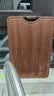 双枪乌金檀菜板 百年龄整木砧案板家用切菜食品抗菌防霉实木40*27*2.5 实拍图