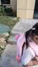 浣喜佳儿Racon幼儿园书包3-6岁男女儿童外出旅游双肩包补课宝宝轻便防走失背包 粉兔子（下单后三天左右到货） 加大号【推荐身高1-1.2米】 实拍图