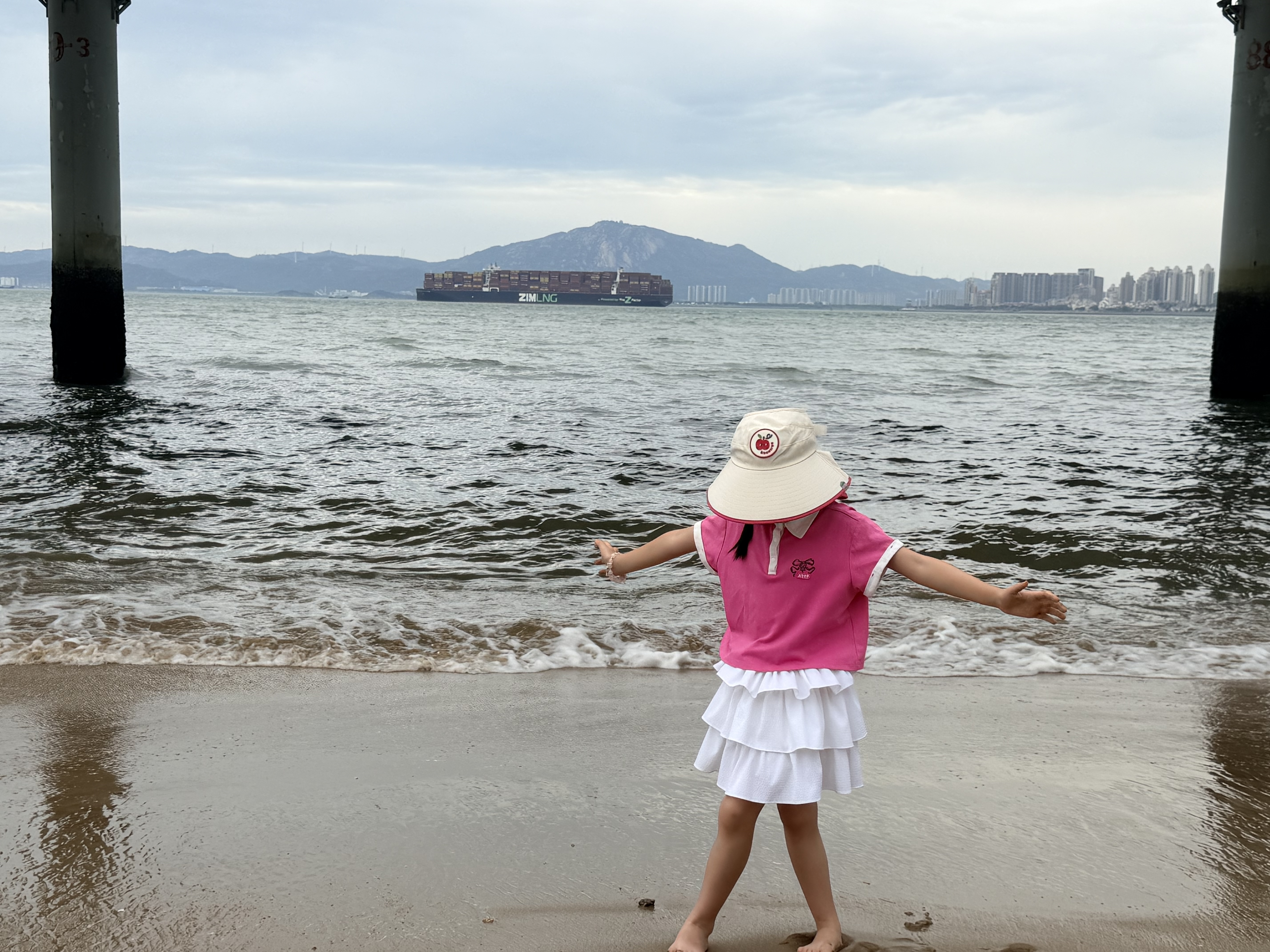 Kocotreekk树儿童防晒帽防紫外线宝宝遮阳帽夏季男童女童太阳帽沙滩大帽檐 实拍图