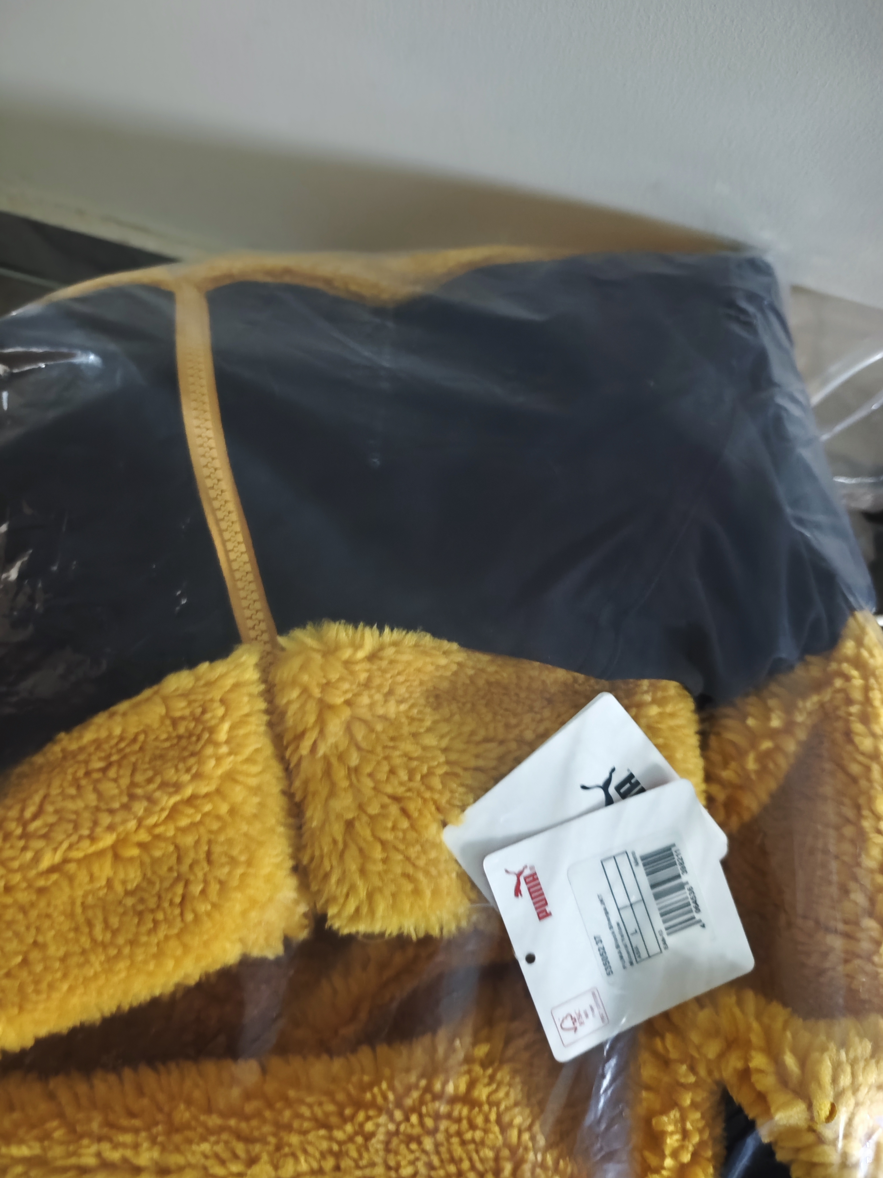 彪马（PUMA）冬季双面可穿羊羔绒休闲男子运动夹克 535052-37 L码 实拍图