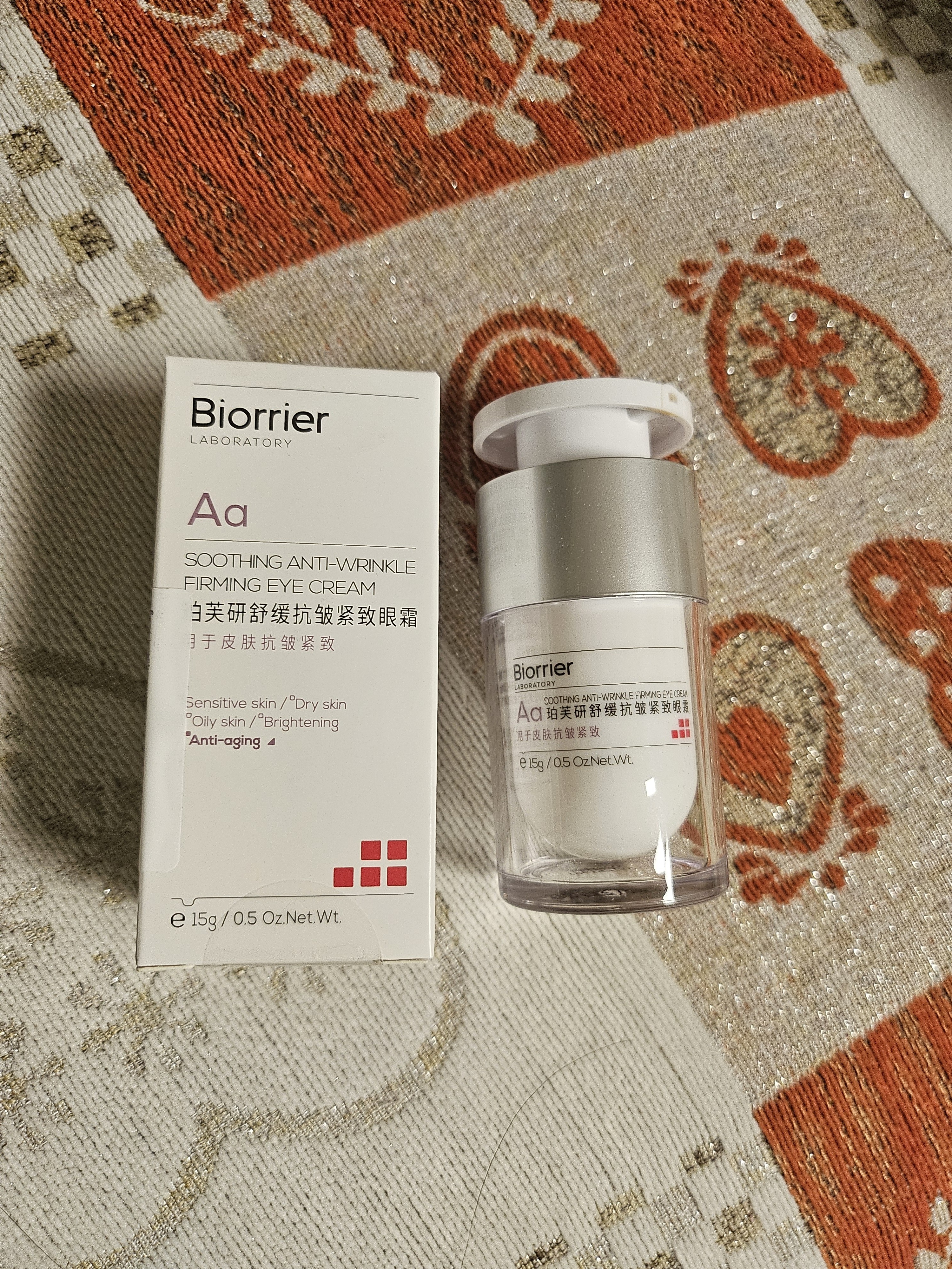 珀芙研舒缓抗皱紧致眼霜15g淡化细纹眼纹法令纹敏肌光氧双抗紧致皮肤 实拍图