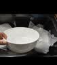 瓷秀源7英寸泡面碗陶瓷碗家用韩式骨瓷碗米饭碗大汤碗大碗创意餐具套装 7英寸直口面碗 宽18.3cm 高8cm 实拍图