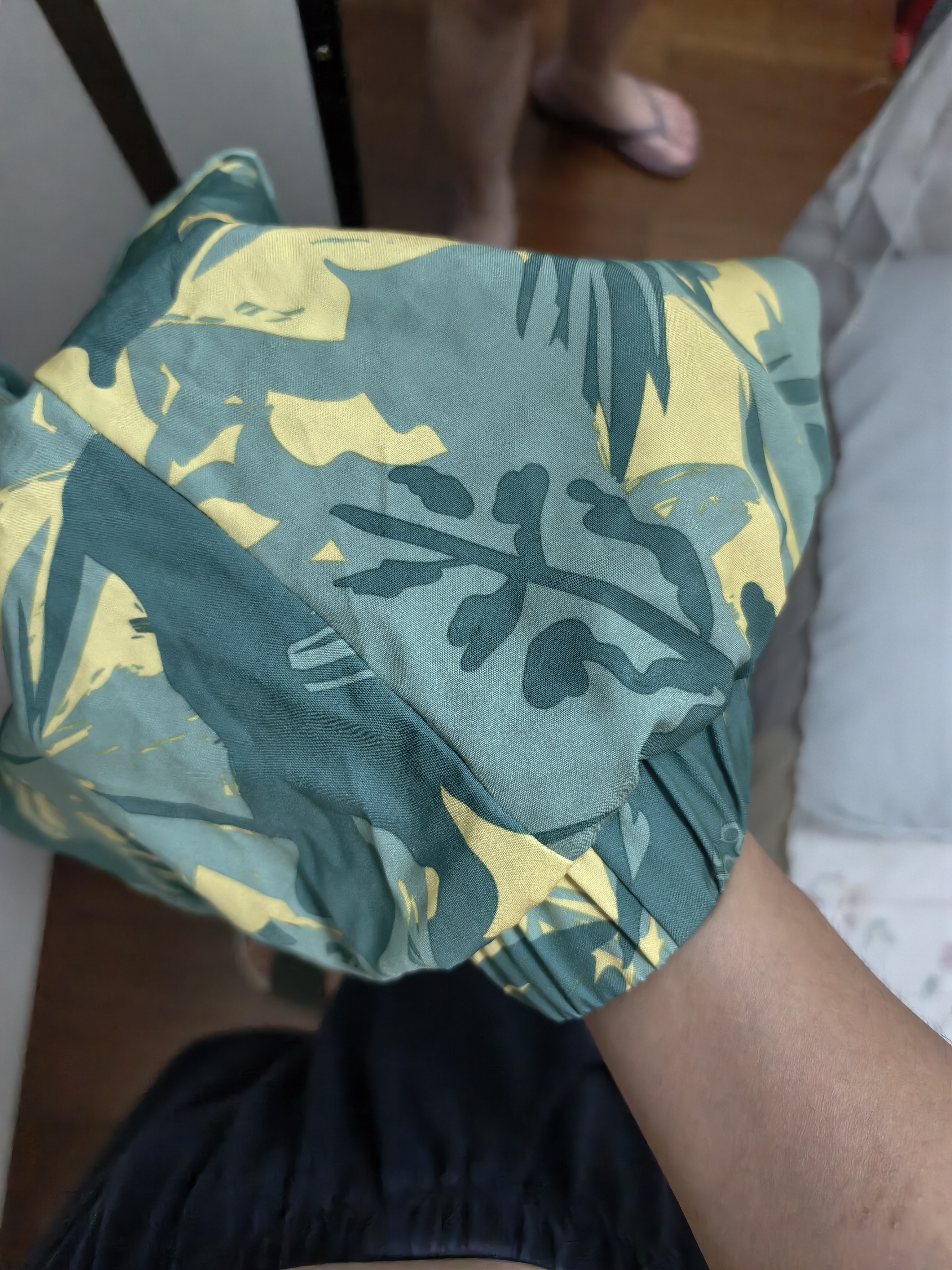 佑游游泳裤男士防尴尬泡温泉游泳馆沙滩裤平角泳裤三件套24020蓝色XL 实拍图