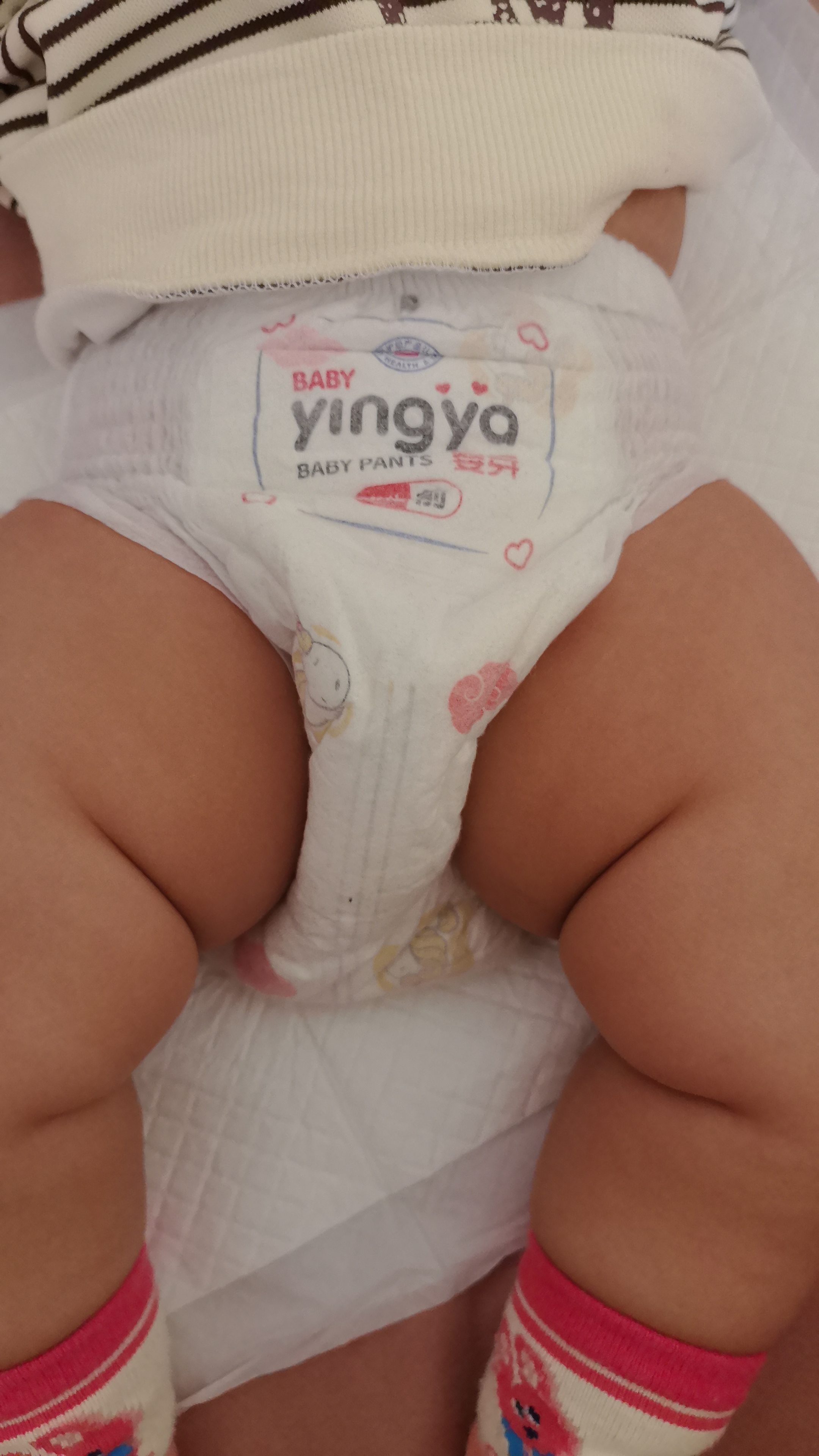 婴芽（YINGYA）一体拉拉裤XXL84片【13.5-16kg】超薄干爽婴儿尿不湿全包臀尿裤 实拍图
