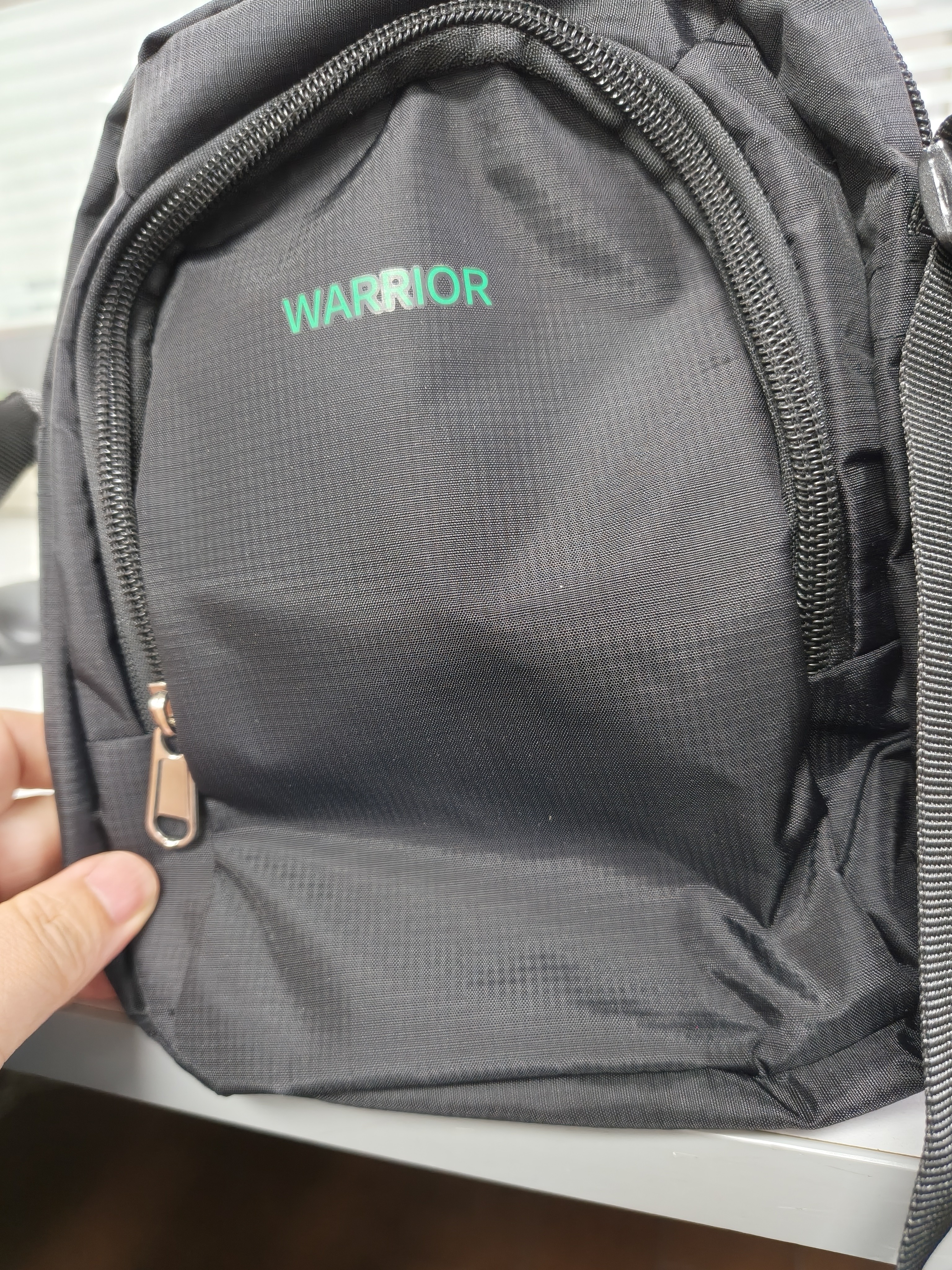 回力（Warrior）男士单肩包潮牌小挎包休闲斜挎包男款小包包女包运动手机小背包 黑色大号 实拍图