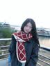 Charm Kendo围巾女秋冬季2026新款保暖围脖披肩氛围感生日新年礼物送女生女友 送女朋友实用老婆 红配米 实拍图