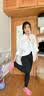 婷美保暖裤女【玻尿酸润肤】26年新品高腰打底超薄无痕发热保暖肌底裤 实拍图