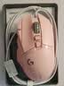 罗技（G） G502 HERO主宰者 有线鼠标 游戏鼠标  g502hero  可配重HERO引擎 礼盒送男友 RGB炫彩灯光 G502H云樱粉+鼠标垫 实拍图