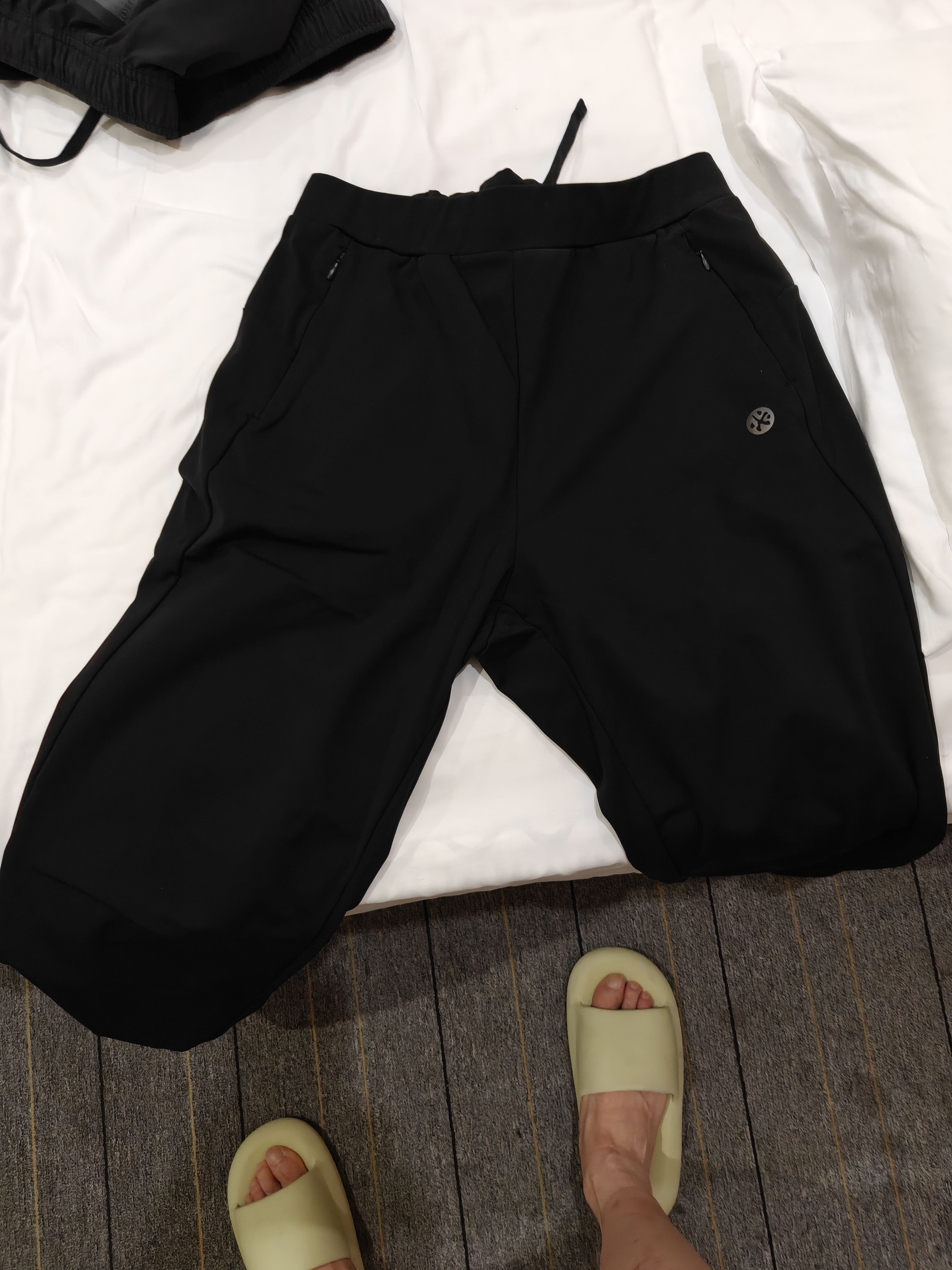 必迈（bmai）跑步运动健身训练长裤男春秋防风慢跑裤子抓绒加厚速干裤子男 实拍图