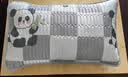 雅鹿冰丝乳胶枕套 +枕头枕芯一对套装成人睡觉专用颈椎枕单人宿舍男枕 灰格熊NS【A类乳胶枕套】 单只 48x74cm【枕套1只+枕头1个】 实拍图