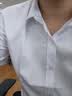 京东京造短袖正装衬衫男春秋商务通勤挺括有型衬衣男2026新款 白色 41 实拍图