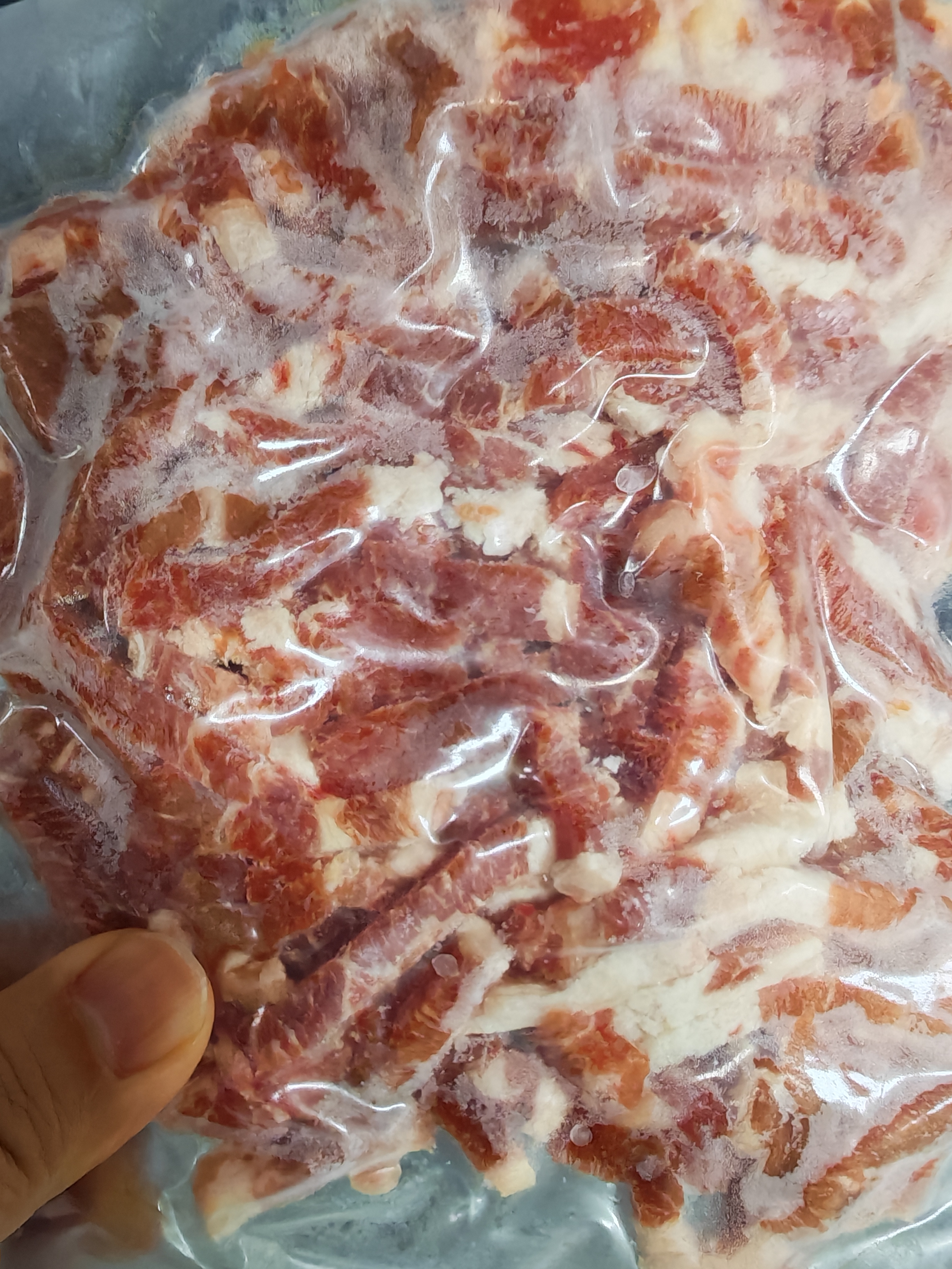 京东超市海外直采 惠选进口原切牛肉丝900g （150g*6）炒菜火锅烧烤自营 实拍图