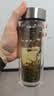 希诺双层抗菌玻璃杯办公车载水杯男高档泡茶杯子中秋节礼物XN-9303 实拍图