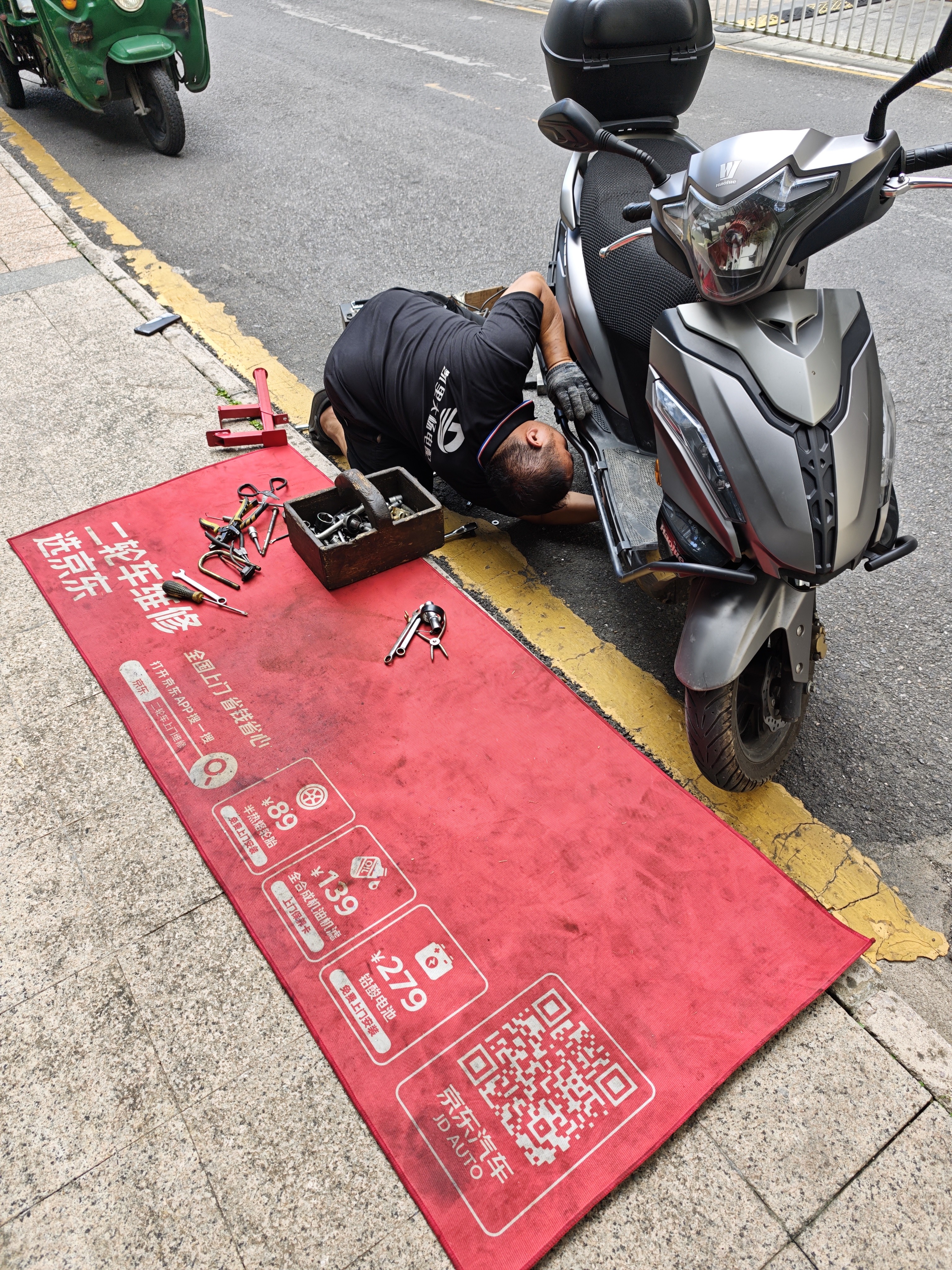正新半热熔100/90-10 56L CM-SC12 TL 龙王全天候真空胎摩托车电动车 实拍图