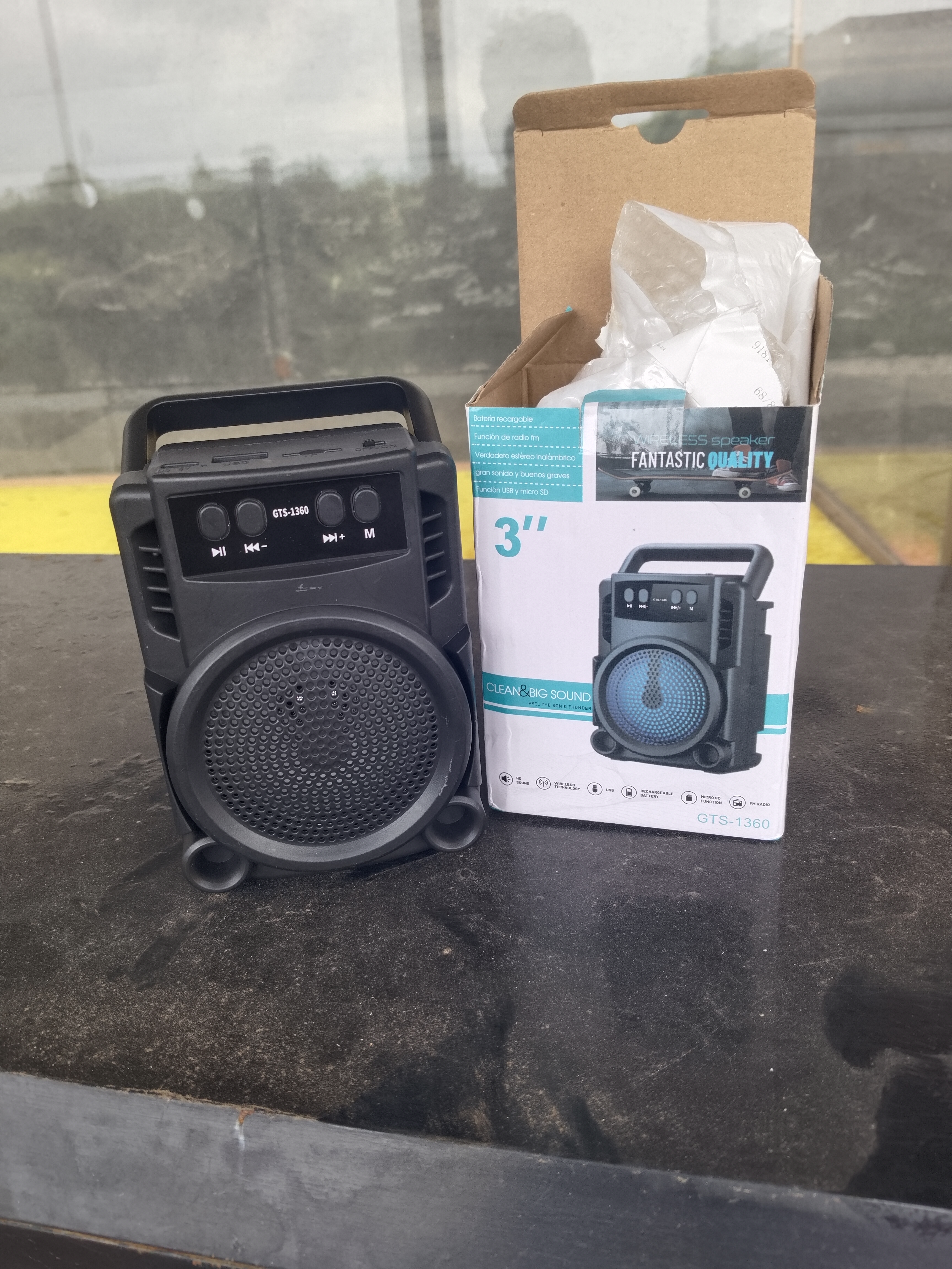 汽车车载音响蓝牙户外大音量K歌大功率声音重低音炮车载专用 1360大音量音箱 实拍图