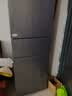 美的239升三门冰箱灰色家用小冰箱小型三开门风冷无霜电冰箱一级能效MR-251WTP国家补贴以旧换新 实拍图
