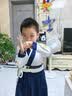 小淘孩儿童汉服男童中国风国学服毕业团体中秋表演服演出服 龙吟白蓝120 实拍图