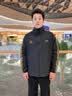 李宁运动外套男女款秋冬季防风防泼水潮流时尚保暖复古夹克运动服 【立领款防泼水】黑J23-1 XL (男生正码，女生选购议偏小一码) 实拍图