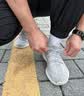 H8奢椰子鞋350鞋子男鞋2026新款透气网面莆田男鞋休闲运动跑步鞋 白满（BT版本） 42 实拍图