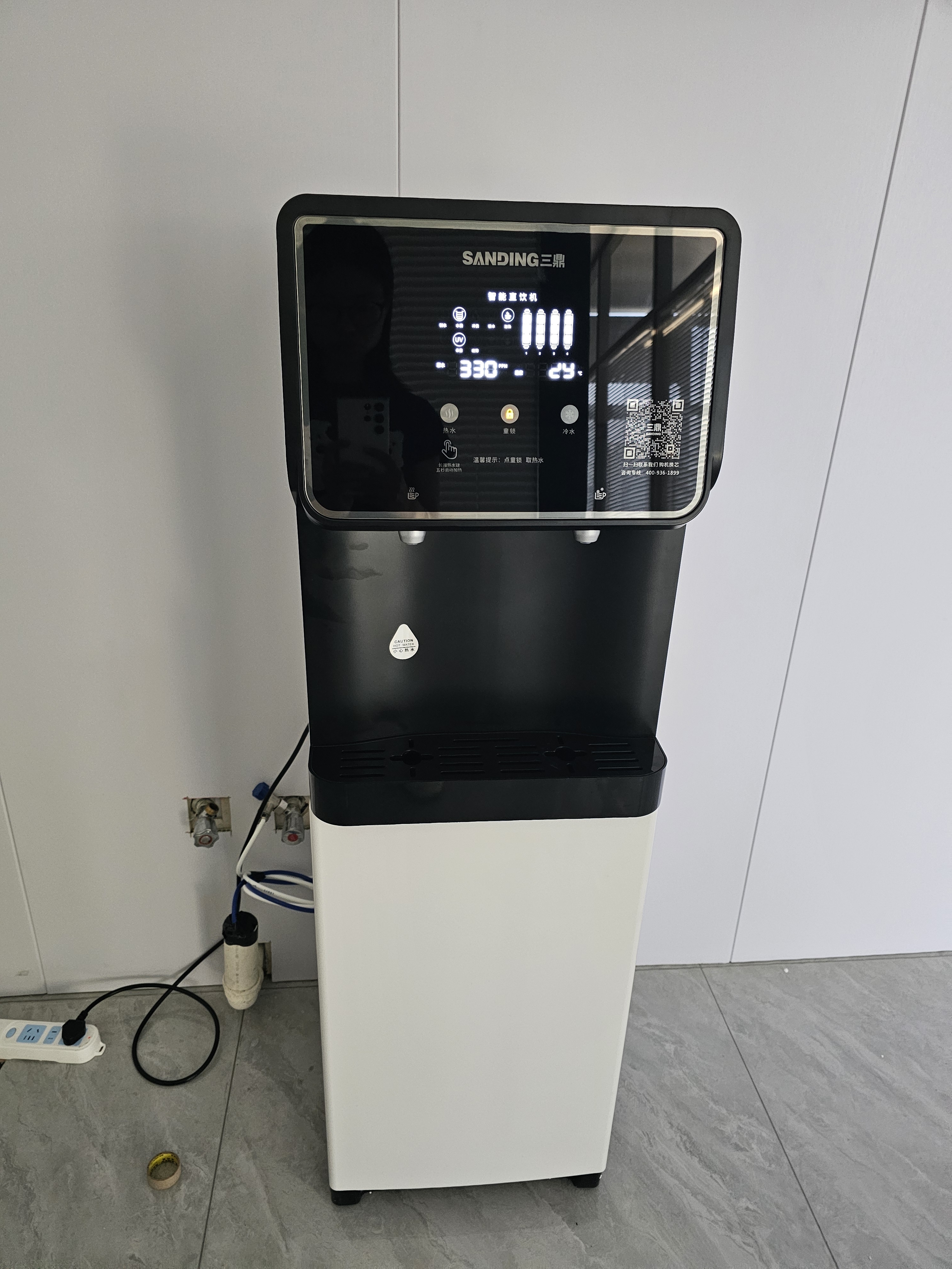 三鼎饮水机商用直饮机开水器立式净水器加热一体自来水过滤纯水机办公室开水机饮水SDROG-166 实拍图