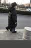 保姆鹅 儿童羽绒服宝宝短款加厚白鸭绒外套男童女童保暖防风冬[NG2637] 黑 130 实拍图