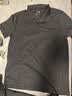 京东京造夏季运动短袖男士t恤polo衫男跑步健身户外速干衣服 黑色红点3XL 实拍图