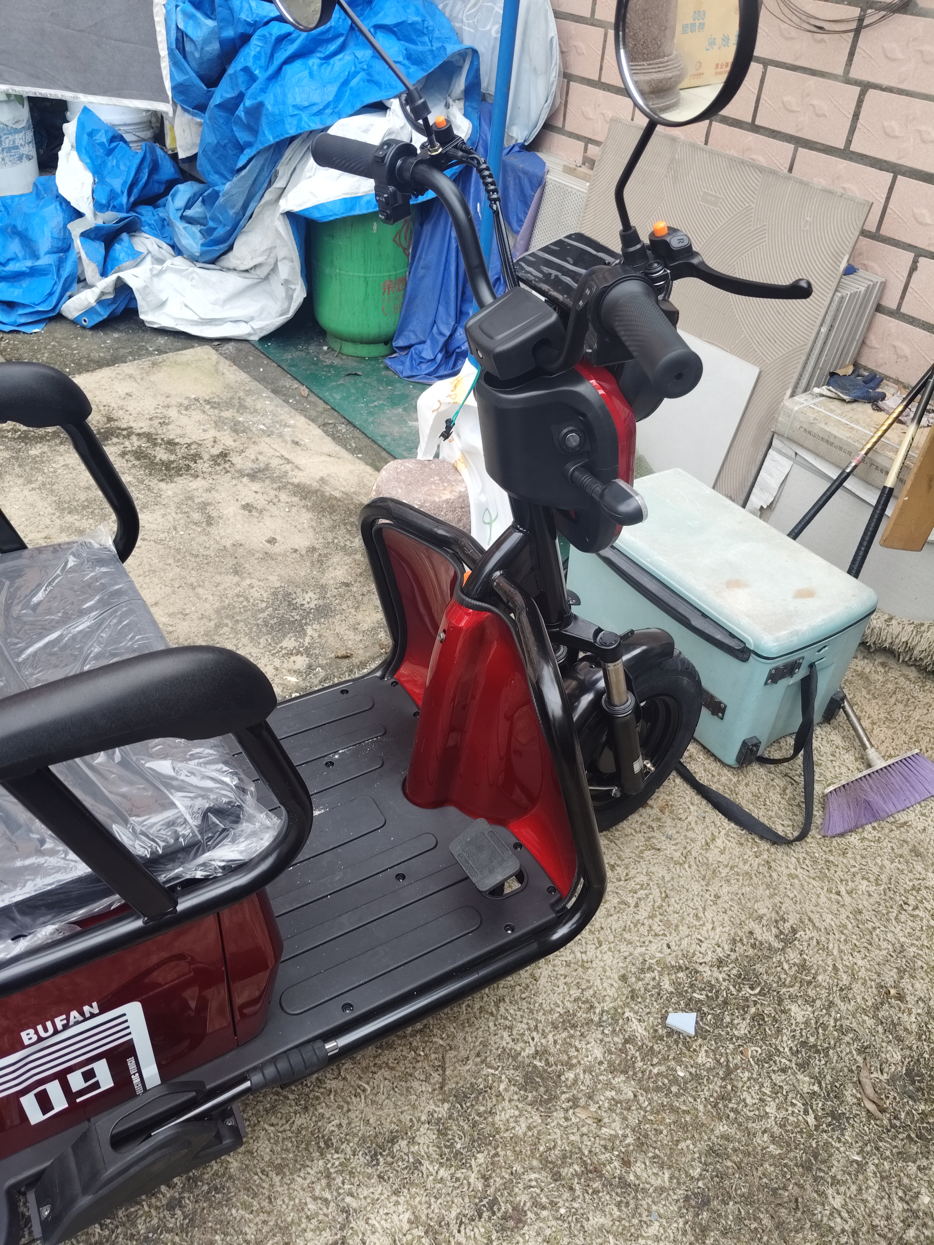 步繁大功率老人电动三轮车家用小型代步车休闲电瓶车拉货爬坡王电动车 600W48V20A约70里+超威铅酸 实拍图